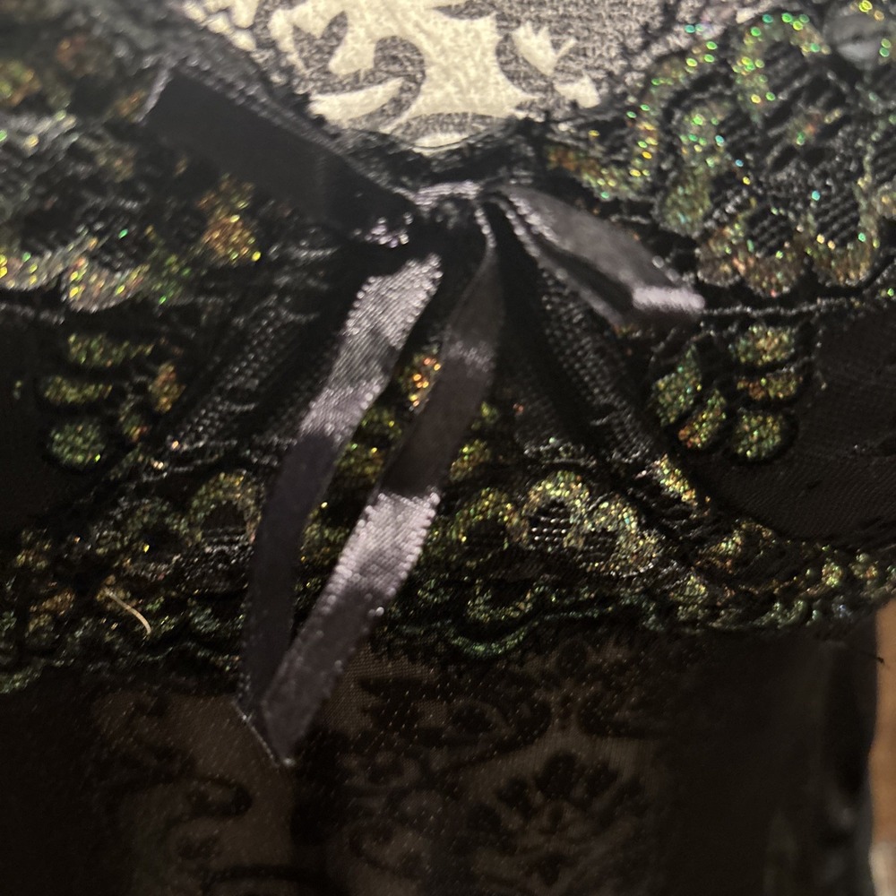 Victoria Secret Sexy Little Things Sz 36B Baby Doll Top. Black - Picture 4 of 9